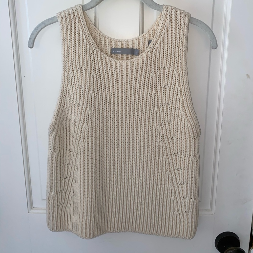 NWOT Vince Sweater Tank Top